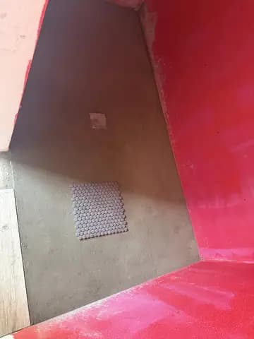 Shower waterproofing during bathroom renovation