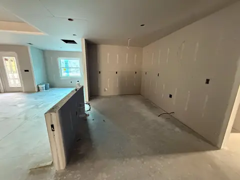New construction home at stucco stage