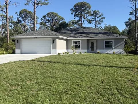 Completed new construction home by Vertical Builders and Commercial